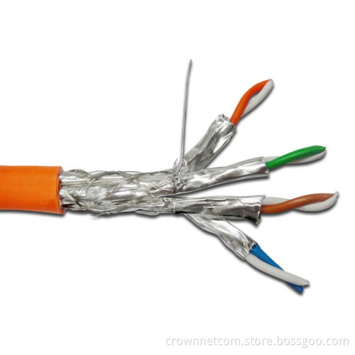 CAT7 SSTP Solid Cables Cat 7 Copper wires AWG23 - LSOH/LSZH Ethernet Cablev